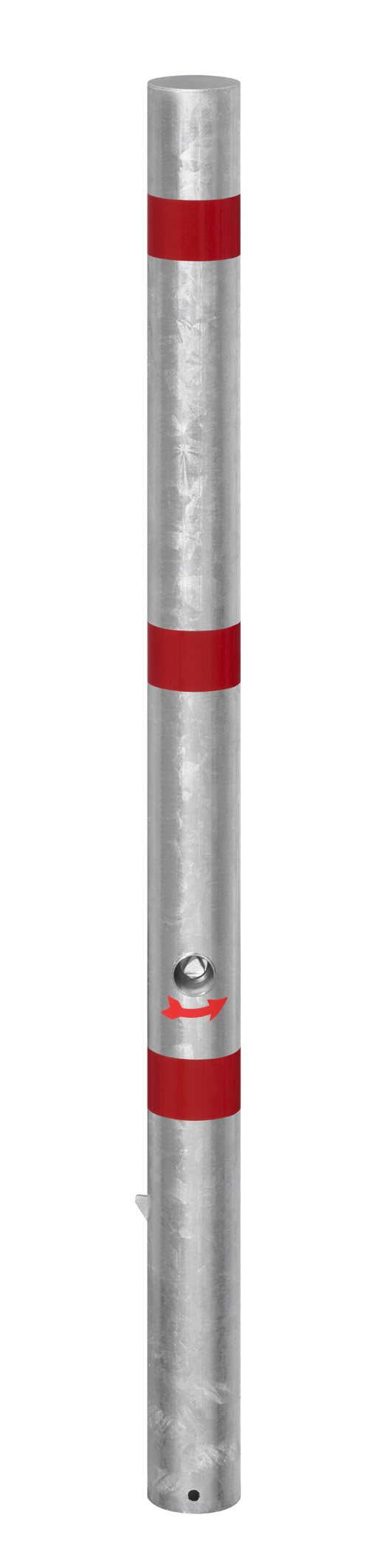 Absperrpfosten Ø 61 mm aus Stahl Absperrpfosten Ø 61 mm aus Stahl